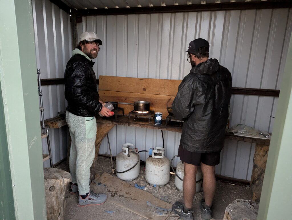 Kartoffelkochen auf der Davila Ranch