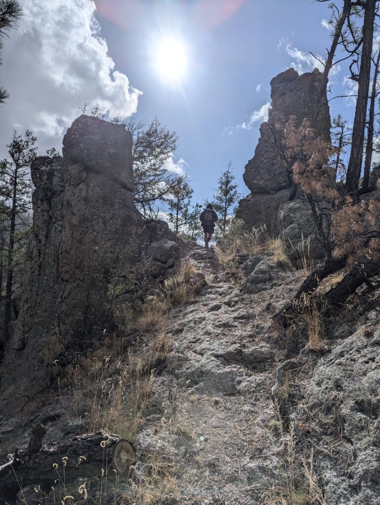 Aufstieg zur High Route