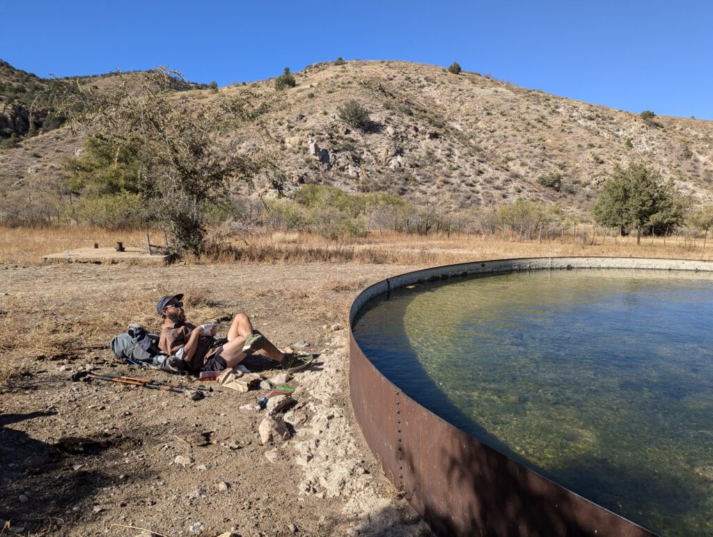 Wassertank auf dem Weg nach Lordsburg