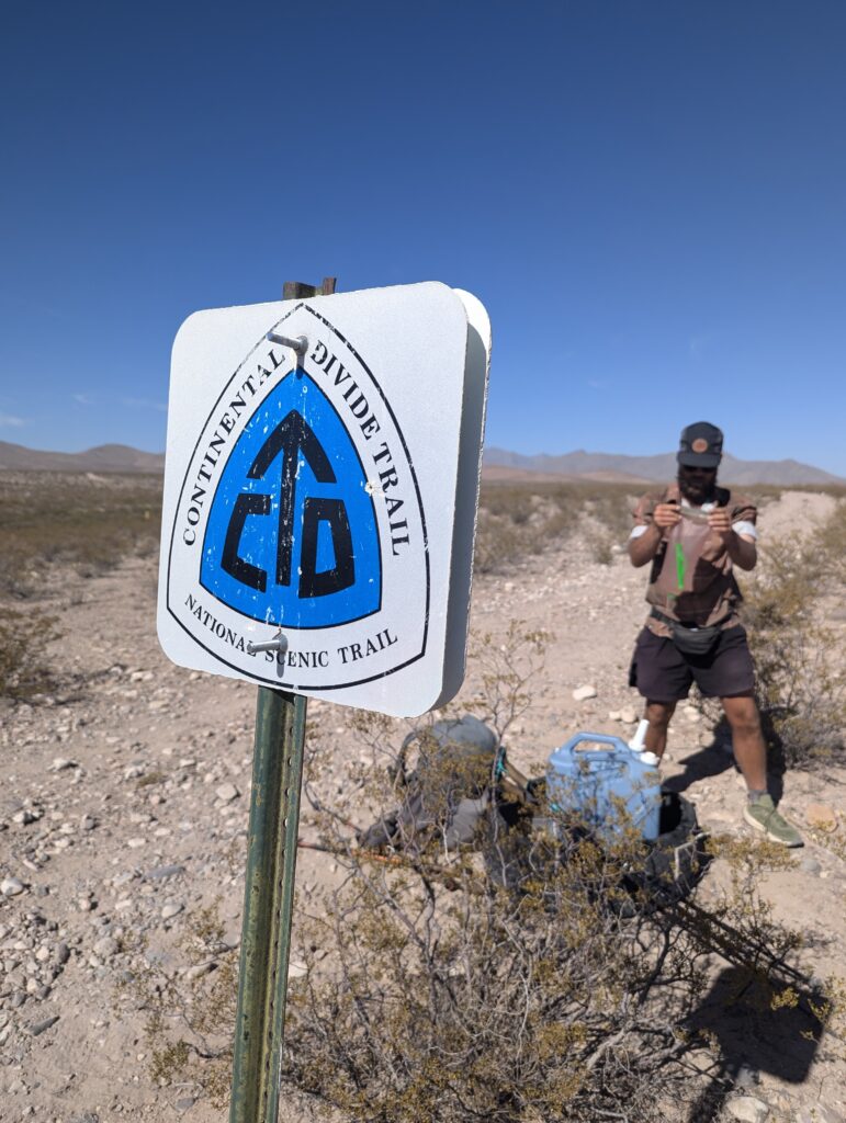 Der letzte Wassercache auf dem CDT