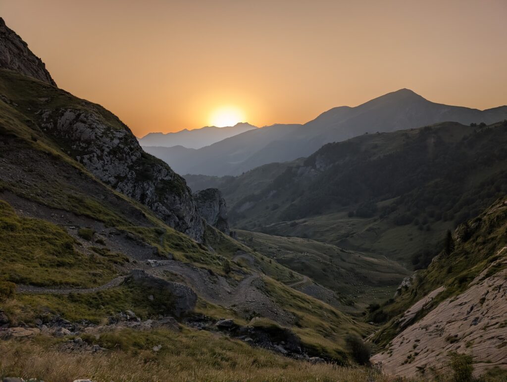 Sonnenaufgang auf dem HRP