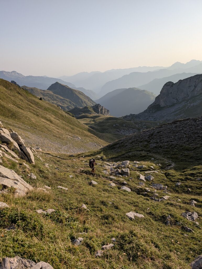 Aufstieg zum Col de Pau
