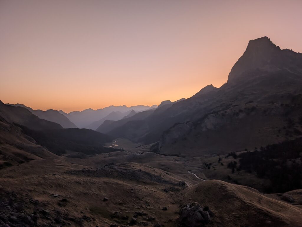 Sonnenaufgang auf dem HRP