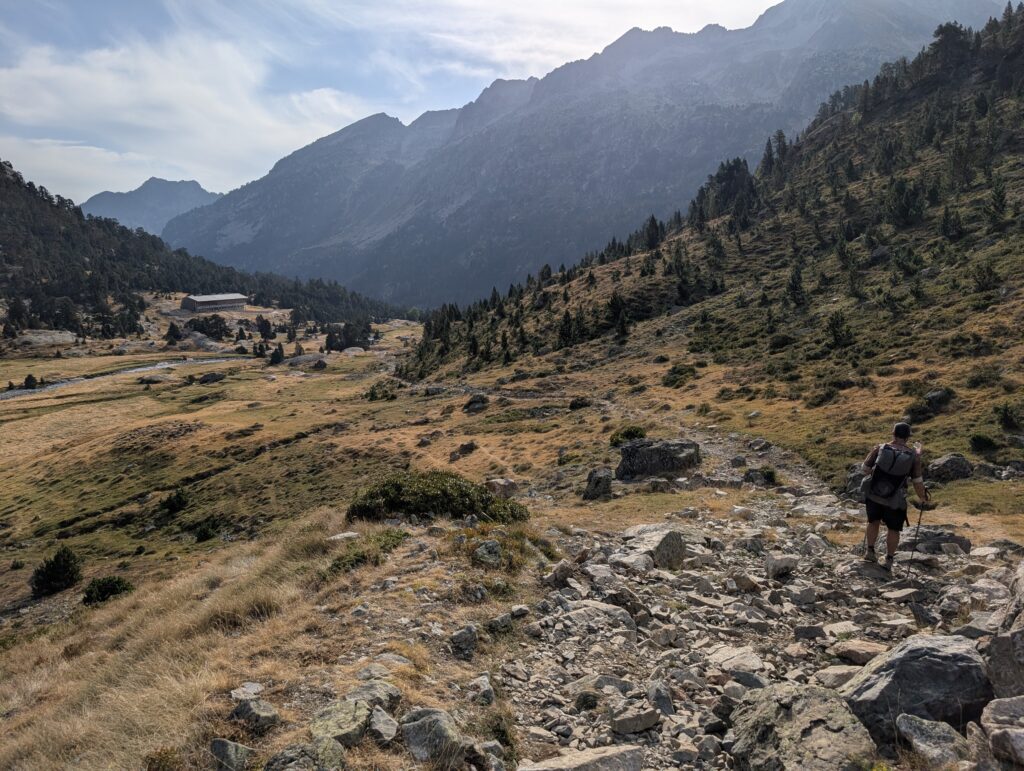 Abstieg zum Refuge Wallon