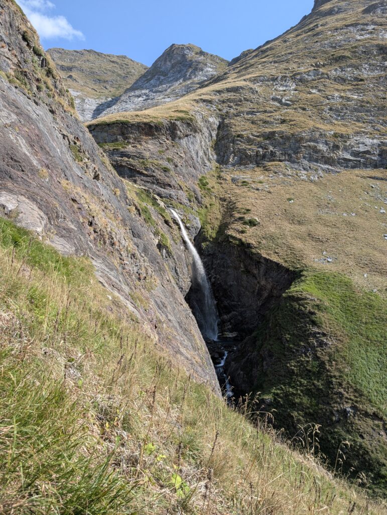 Wasserfall auf dem Abstieg nach Gavarnie