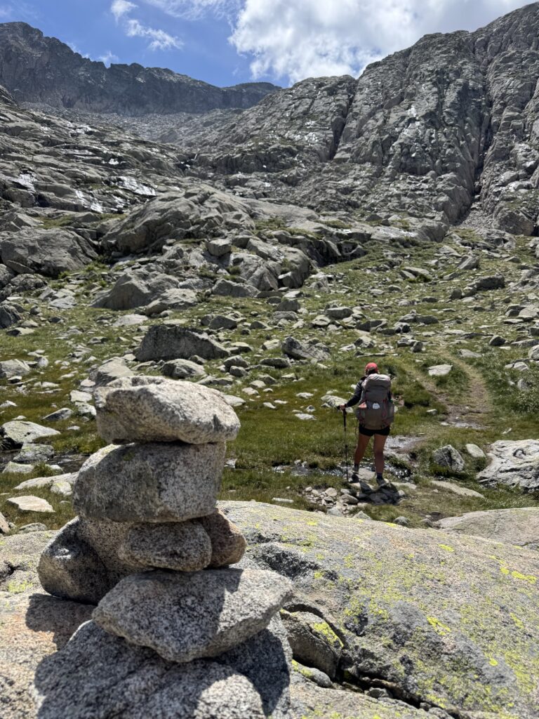 Aufstieg zum Col de Mulleres