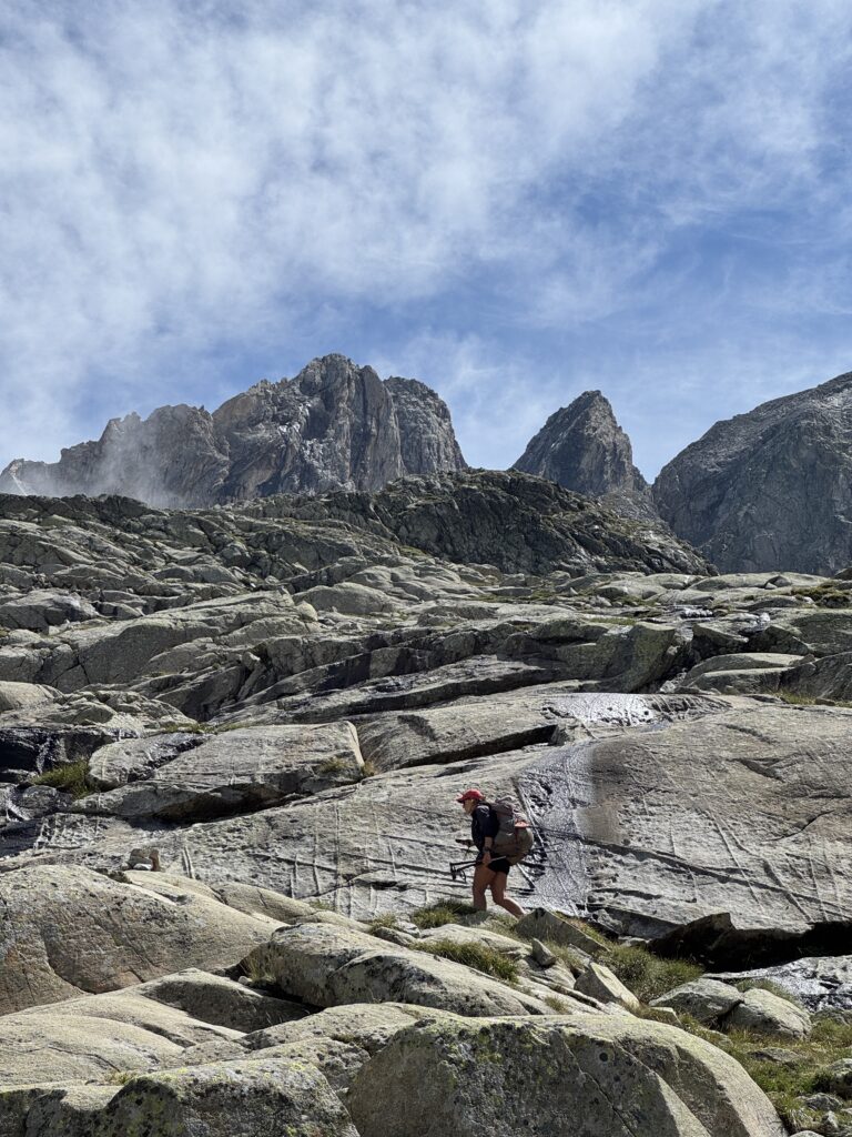 Aufstieg zum Col de Mulleres