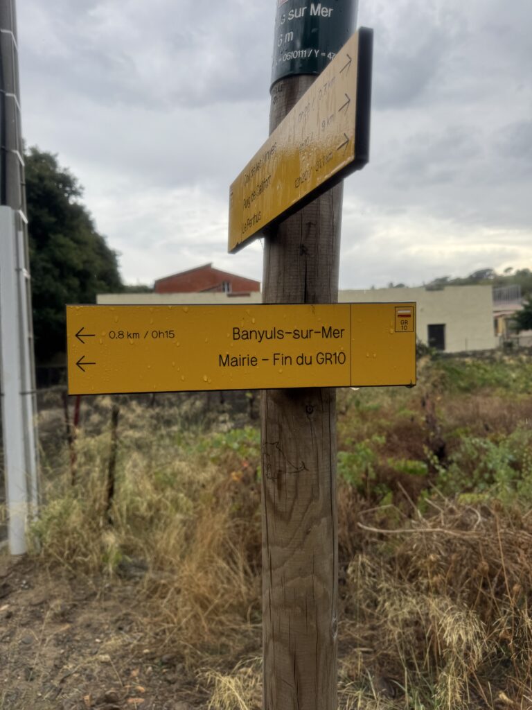 Die letzten Meter nach Banyuls-sur-Mer