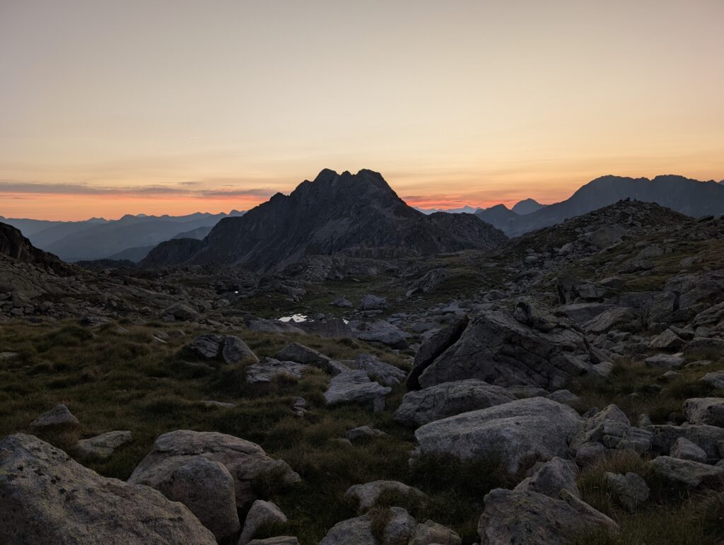 Sonnenaufgang auf dem HRP