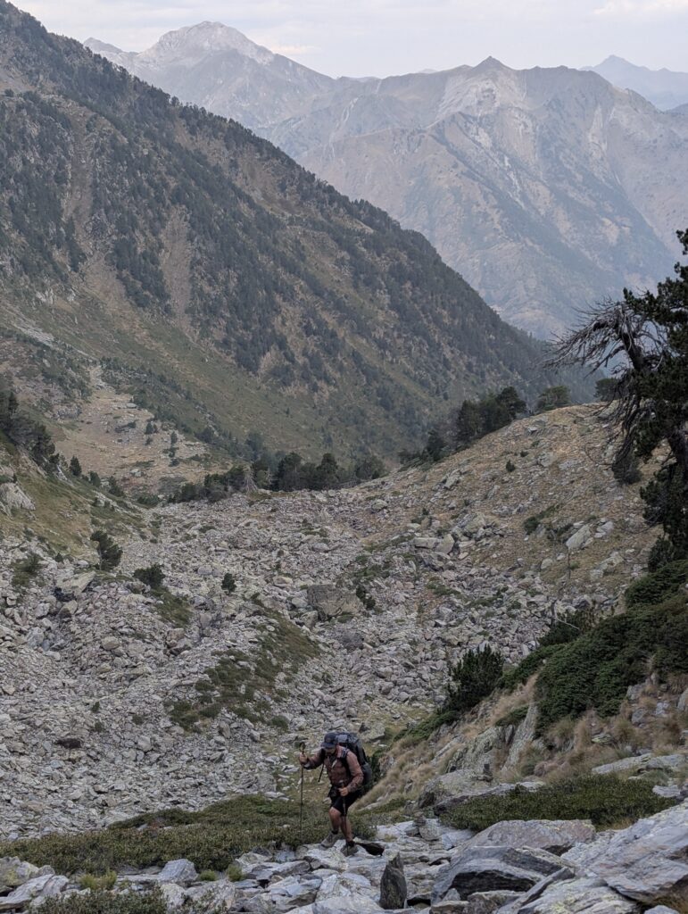 Aufstieg zum Coll de la Cornella