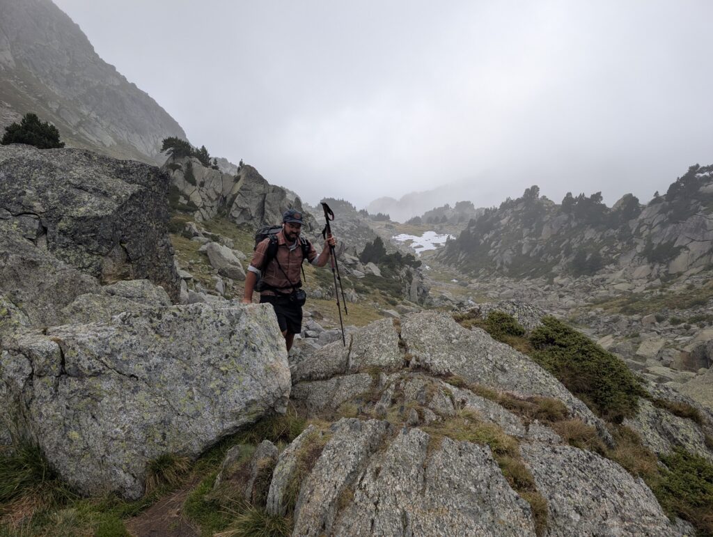 Aufstieg zum Col de Coume d’Agnel