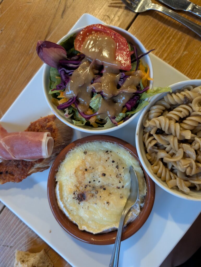 Abendessen im Chalet de l’Albèr