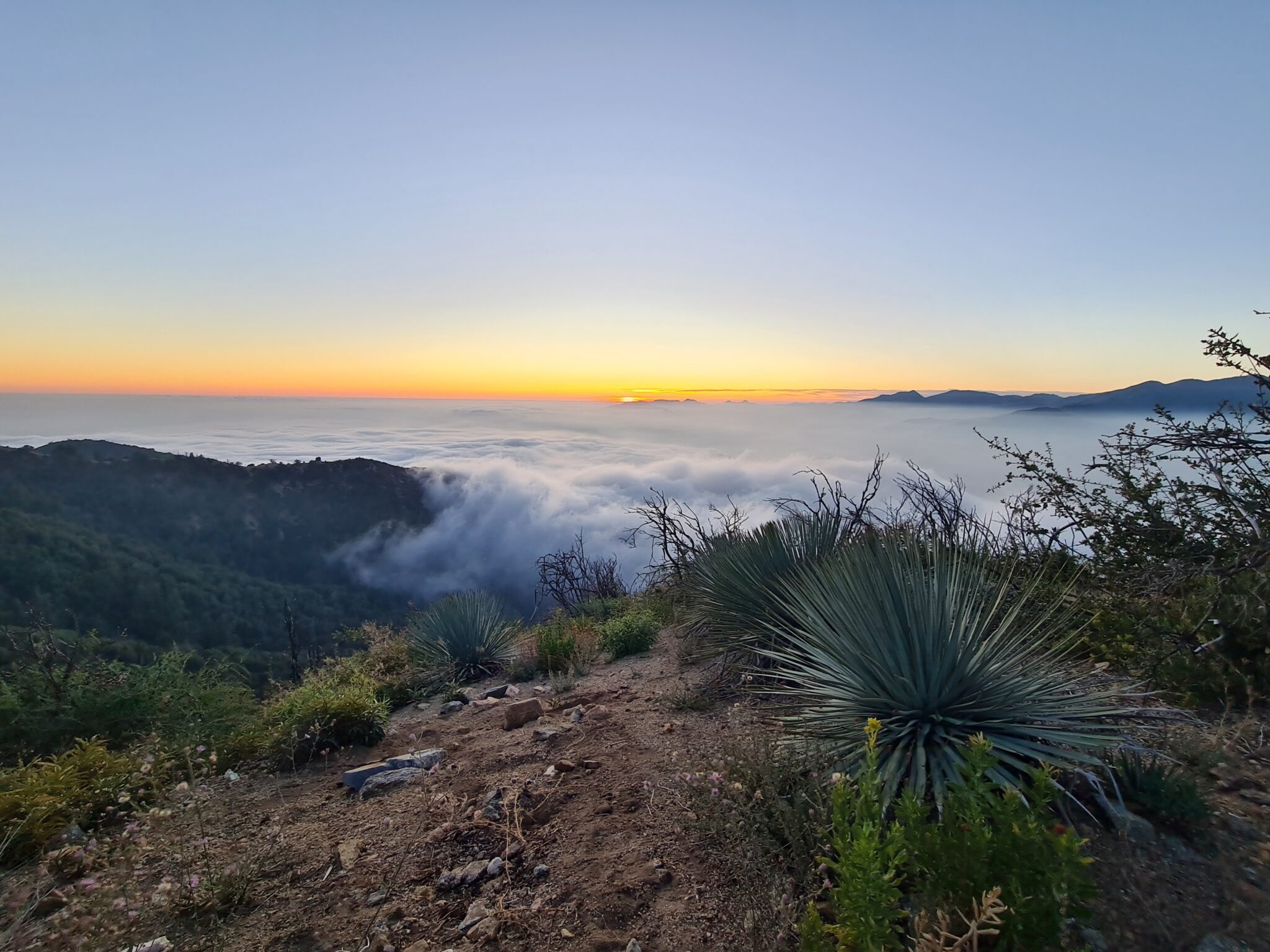 Sonnenuntergang vom Sunset Peak