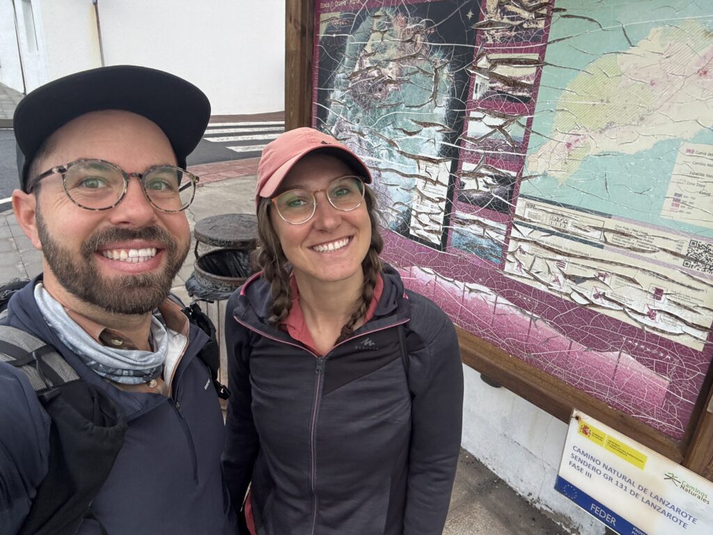 Start des GR 131 auf Lanzarote in Orzola