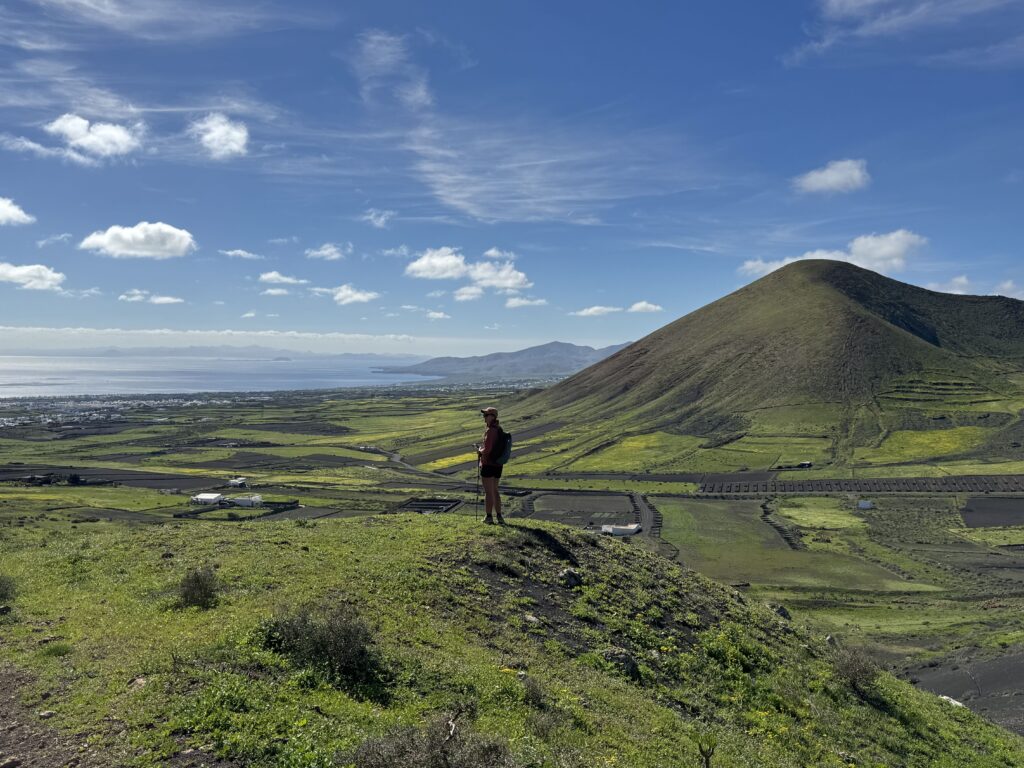 Sattel zwischen Montaña Blanca und Los Morretes