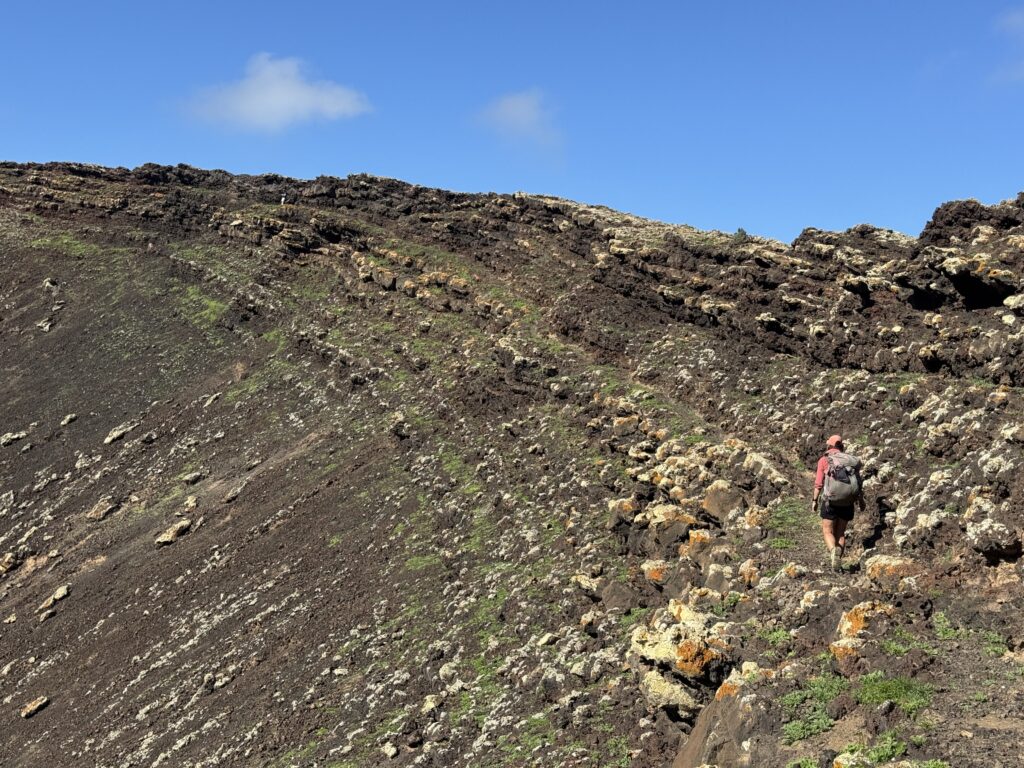 Am Kraterrand von Calderón Hondo