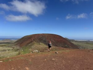 Blick vom Montaña Colorado zurück zum Calderón Hondo