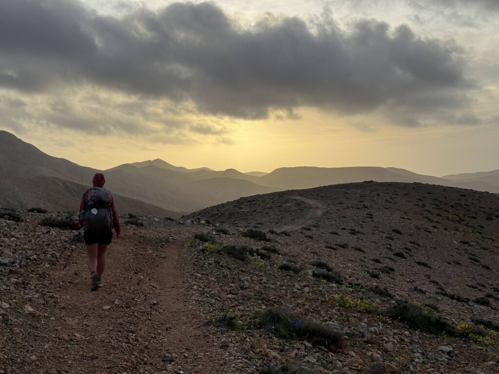 Aufstieg zum Degollada Honda