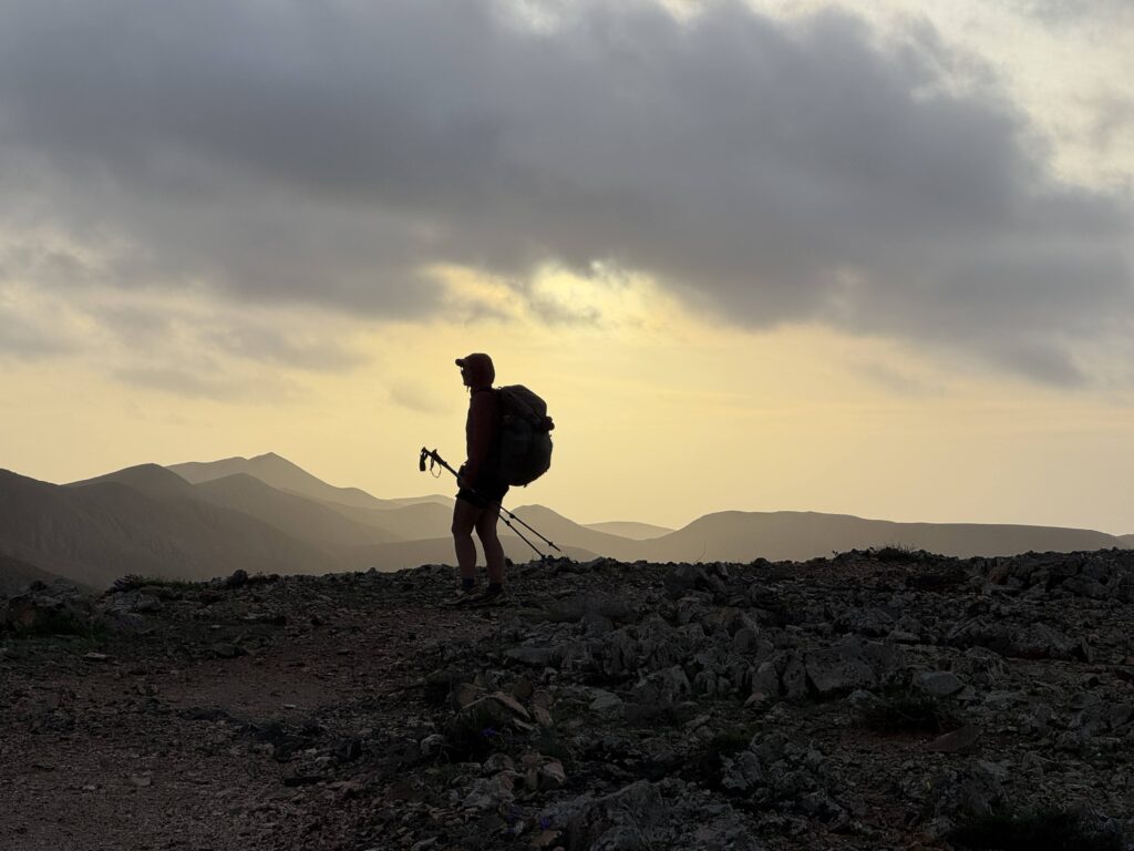 Aufstieg zum Degollada Honda