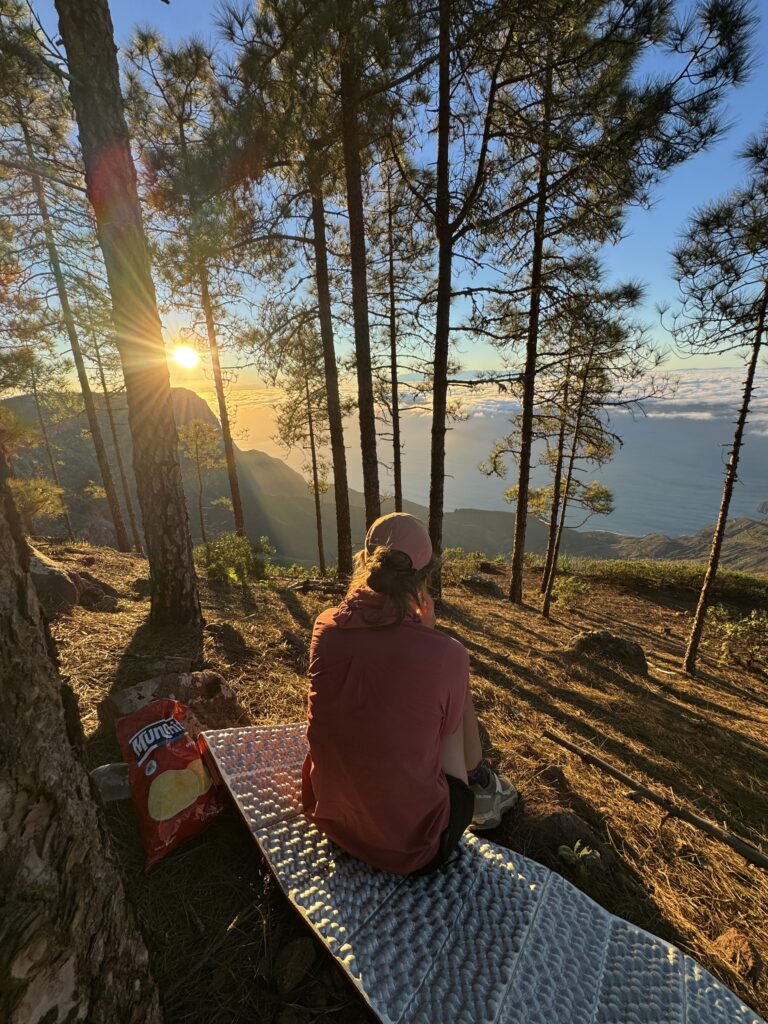Sonnenuntergang am letzten Abend auf Gran Canaria