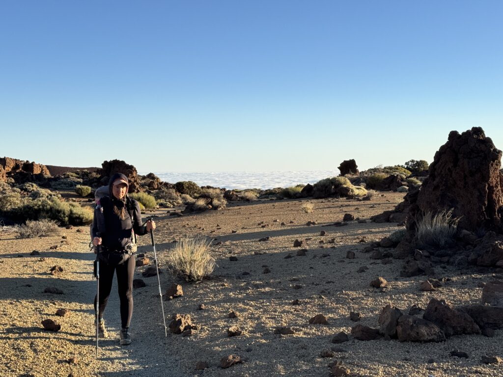 Morgendlicher Aufstieg zum Teide