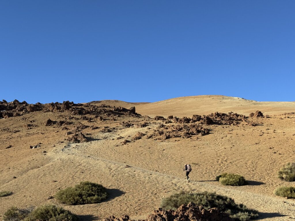 Morgendlicher Aufstieg zum Teide