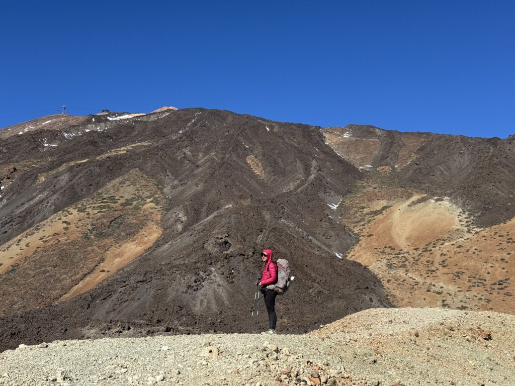Blick zum Gipfel des Teide