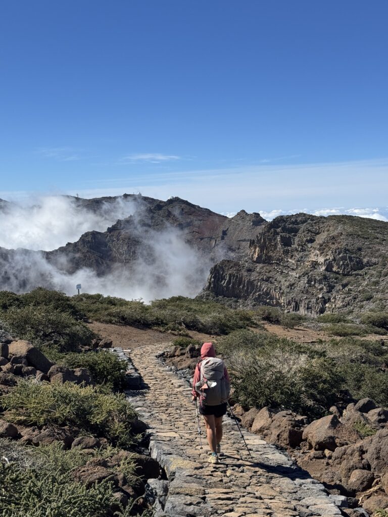 Aufstieg zum Roque de los Muchachos