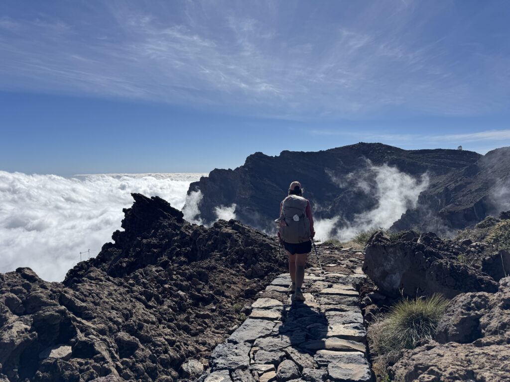 Aufstieg zum Roque de los Muchachos