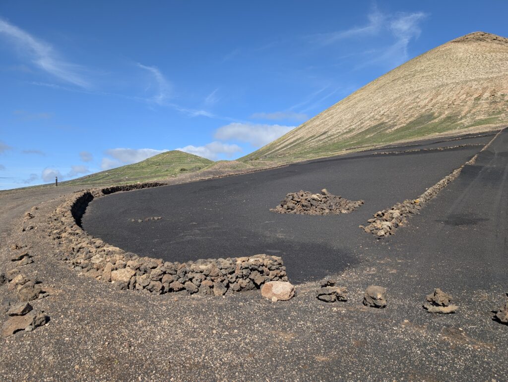 Abstieg vom Montaña Blanca