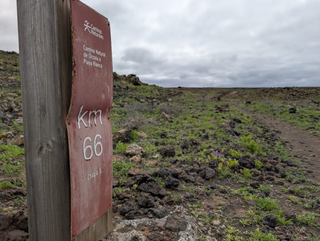 Kilometer 66 auf Lanzarote
