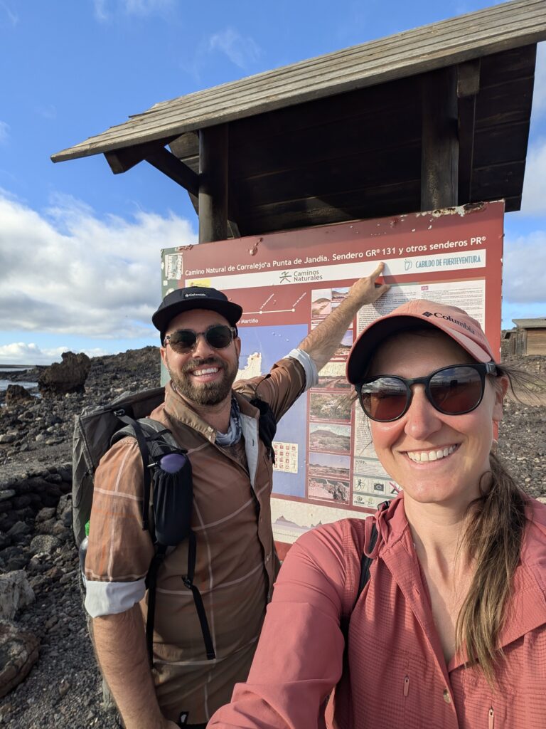 Start des GR 131 auf der Isla de Lobos