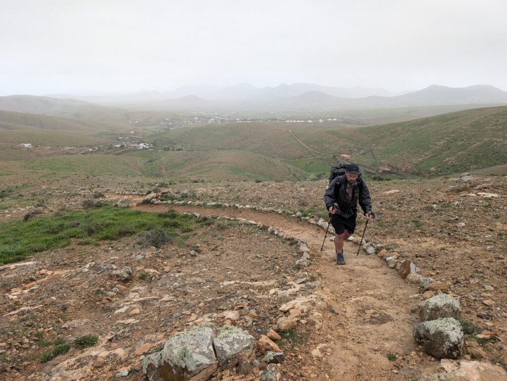 Aufstieg zum Mirador Corrales de Guize