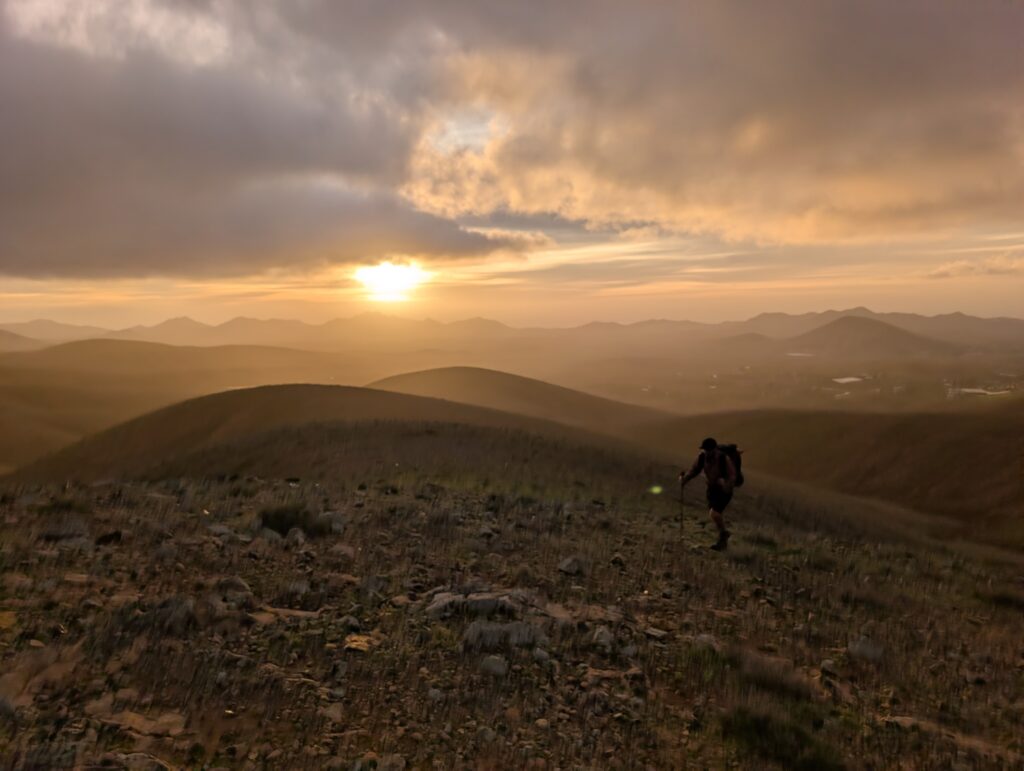 Sonnenaufgang am Filo de Tejeda