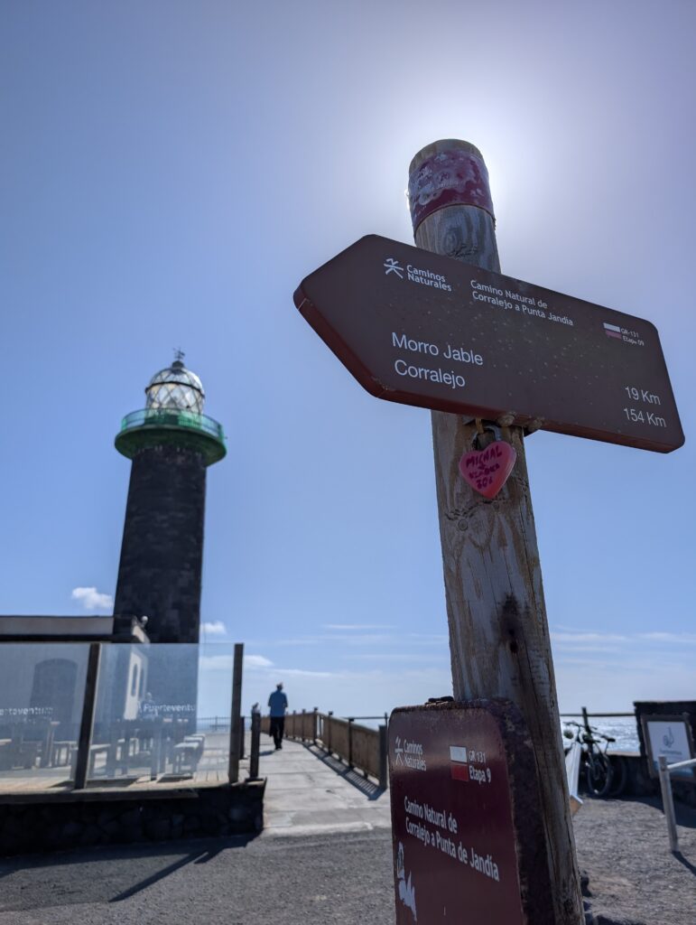 Faro de Jandía – Ende des GR 131 auf Fuerteventura