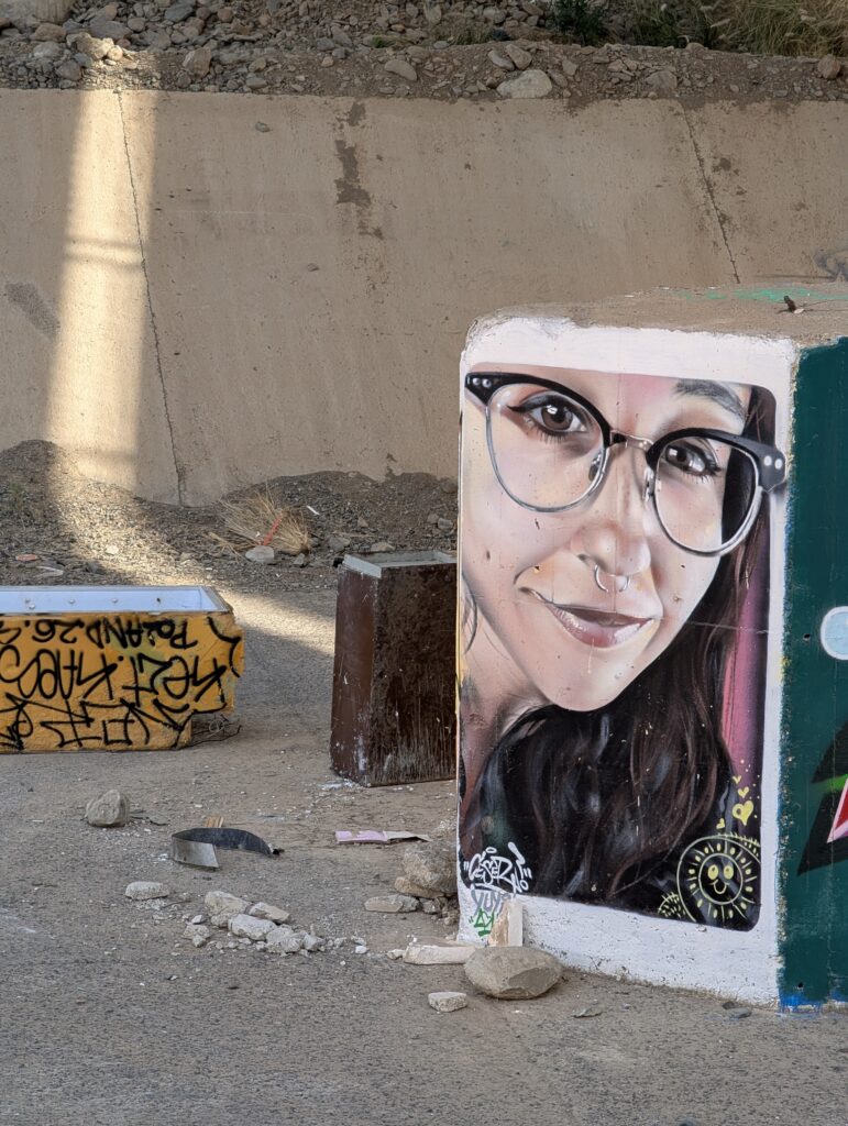 Graffiti unter der Brücke