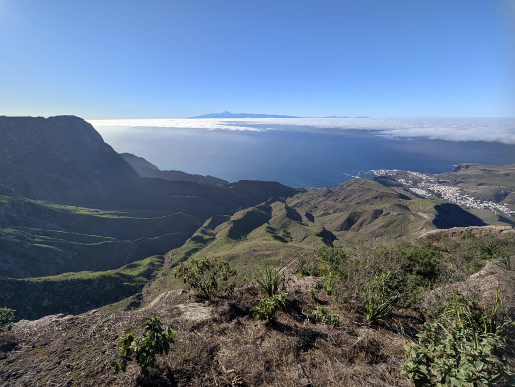 Blick auf Teide und Agaete