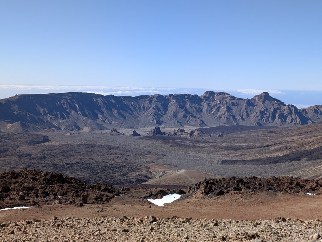 Blick vom Montaña Blanca