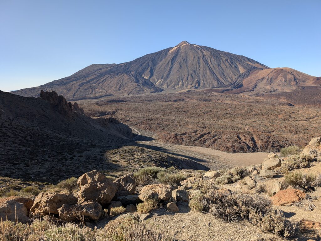 Letzter Blick auf Teide