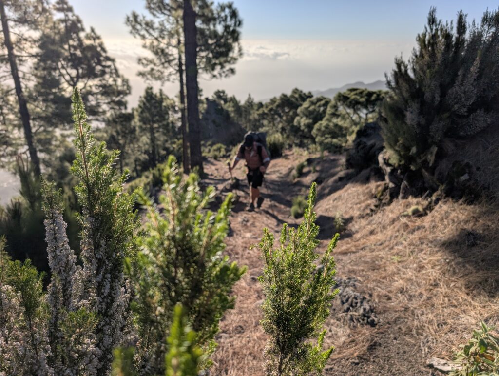 Aufstieg zum Pico Ovejas