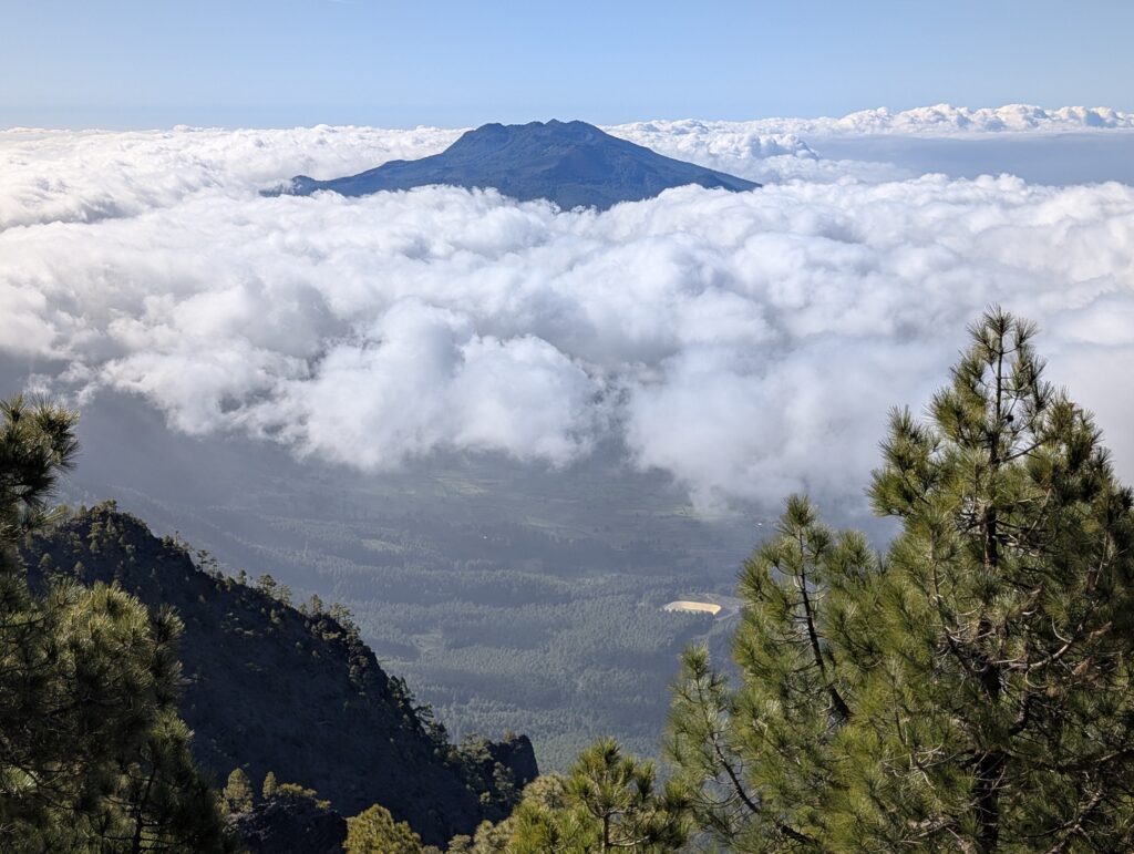 Aussicht vom Refugio Punta de los Roques
