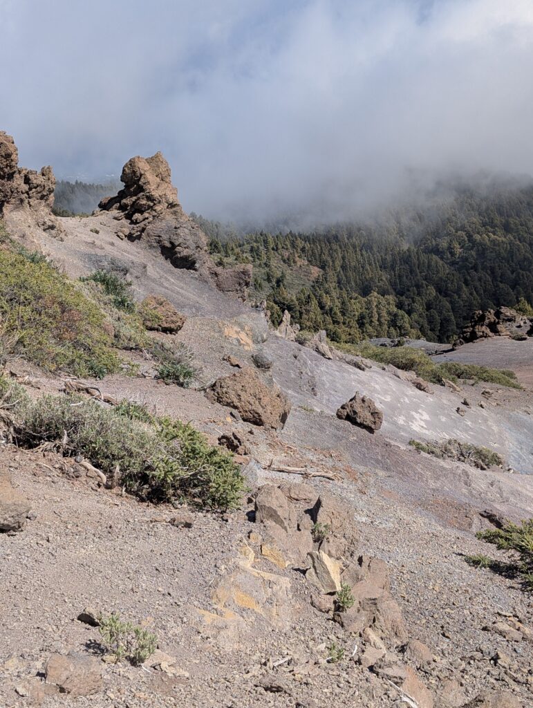 Aufstieg zum Roque de los Muchachos