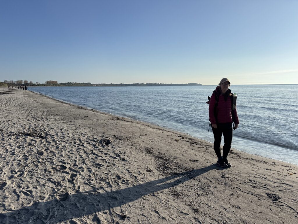 Morgens am Strand