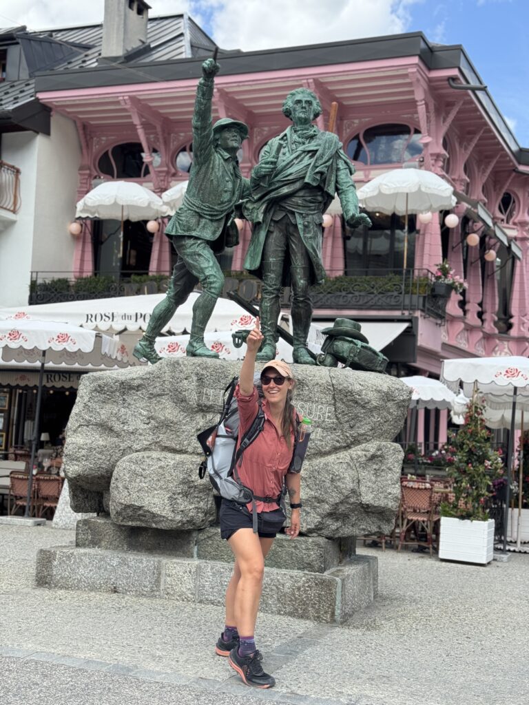 Start der Walker's Haute Route am Place Balmat