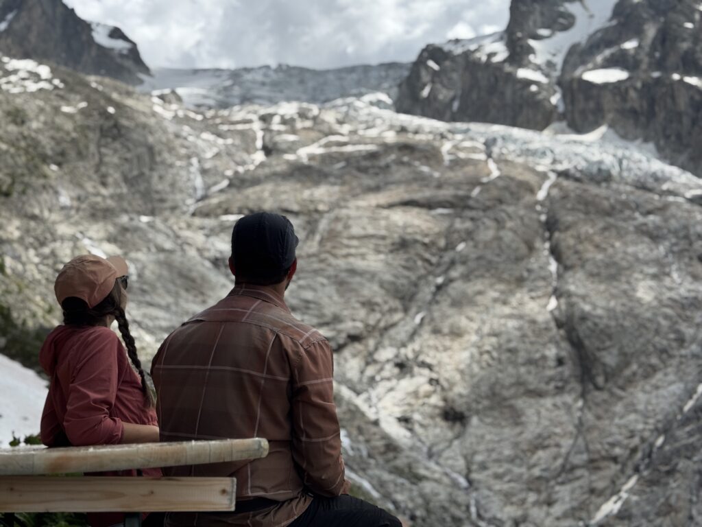 Blick auf den Glacier du Trient