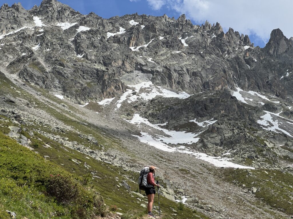 Aufstieg zum Fenêtre d’Arpette