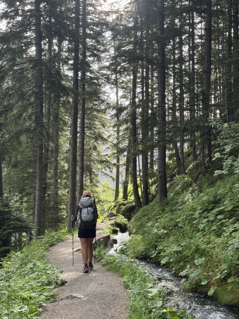 Abstieg nach Champex-Lac