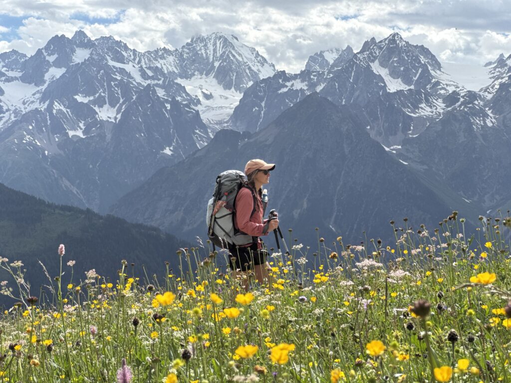 Aufstieg zum Mont Brûlé