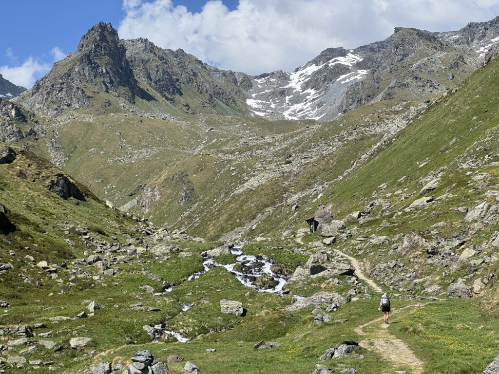 Aufstieg zum Lac de Louvie
