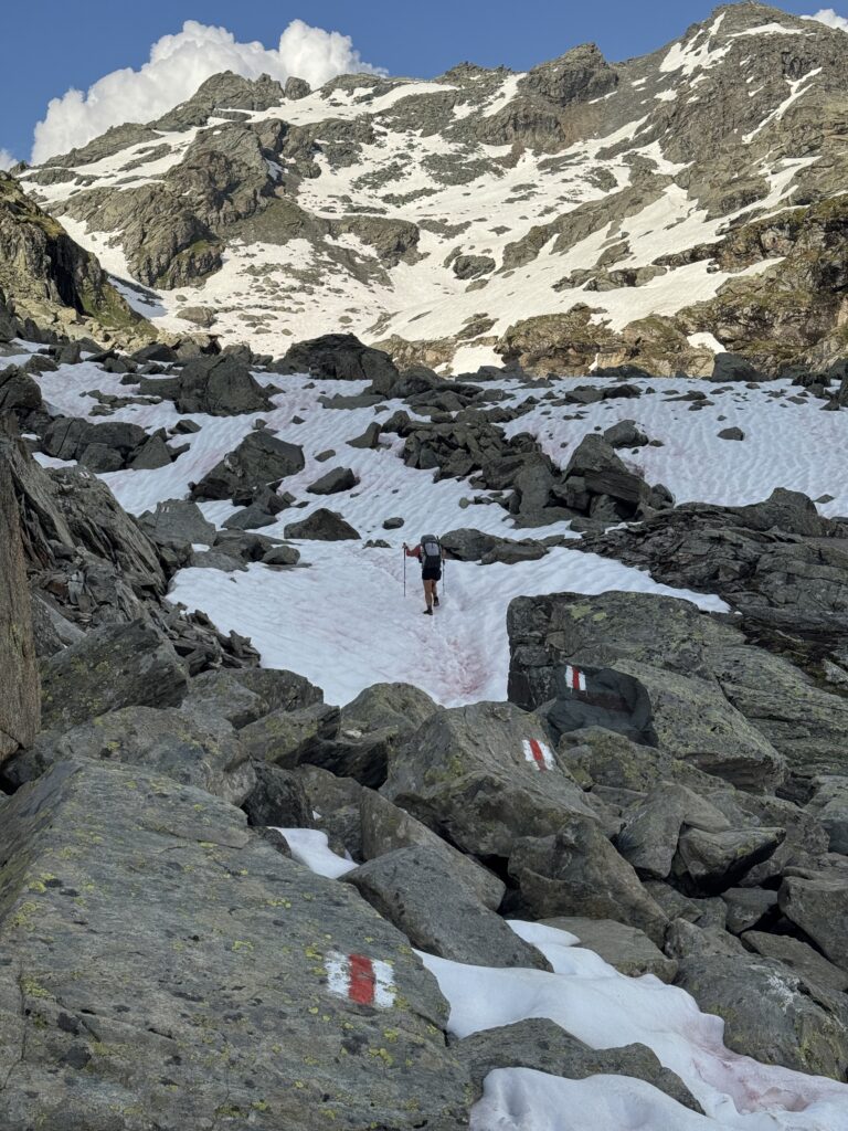 Aufstieg zum Col de Louvie